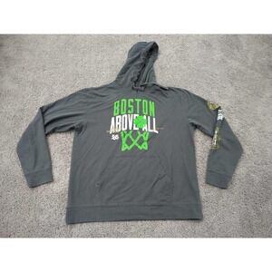 Boston Above All Hoodie‎ Mens XL 365 Basketball Shamrock Pullover Long Sleeve